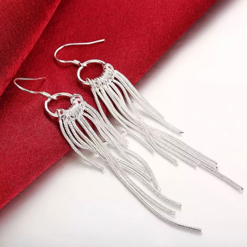 ✨ 925 Sterling Silver Drop Earrings✨ - Picture 5 of 5